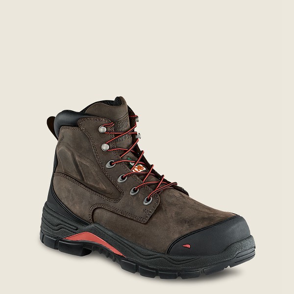 Red Wing Safety Boots Mens Dark Grey - King Toe® Adc - 6-inch Insulated Waterproof Csa Toe - 3752014